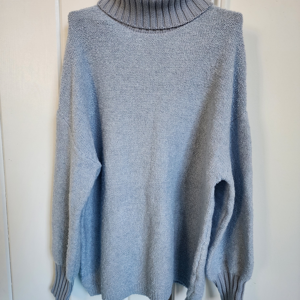 Altar'd State Light Blue Turtleneck Sweater